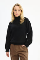 Adv Oversize Siyah Kadın Triko