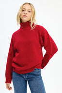 Adv Oversize Kırmızı Kadın Triko