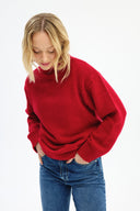 Adv Oversize Kırmızı Kadın Triko