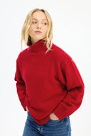 Adv Oversize Kırmızı Kadın Triko