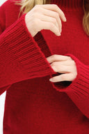 Adv Oversize Kırmızı Kadın Triko