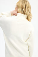 Adv Oversize Ekru Kadın Triko