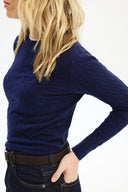 Adv Slim Fit Lacivert Kadın Triko