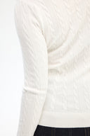 Adv Slim Fit Ekru Kadın Triko