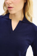 Adv Slim Fit Lacivert Kadın Triko