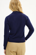 Adv Slim Fit Lacivert Kadın Triko