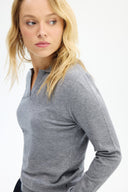 Adv Slim Fit Gri Kadın Triko