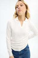 Adv Slim Fit Ekru Kadın Triko