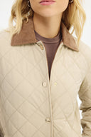 Adv Regular Fit Bej Kadın Mont