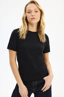 Adv Regular Fit Siyah Kadın T-shırt
