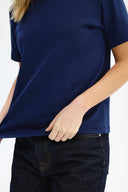 Adv Regular Fit Lacivert Kadın T-shırt