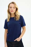 Adv Regular Fit Lacivert Kadın T-shırt