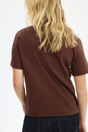 Adv Regular Fit Koyu Kahve Kadın T-shırt