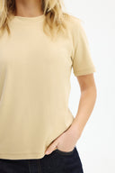 Adv Regular Fit Sütlü Kahve Kadın T-shırt