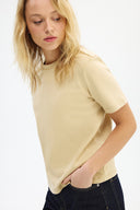 Adv Regular Fit Sütlü Kahve Kadın T-shırt