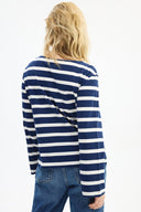 Adv Oversize Lacivert Kadın T-shırt