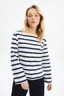 Adv Oversize Kırık Beyaz Kadın T-shırt