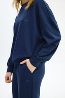 Adv Oversize Lacivert Kadın Eşofman Üst