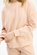 Adv Oversize Pudra Kadın Eşofman Üst