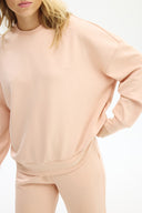 Adv Oversize Pudra Kadın Eşofman Üst