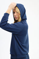 Adv Oversize Lacivert Kadın Eşofman Üst