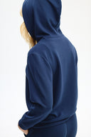 Adv Oversize Lacivert Kadın Eşofman Üst