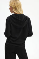 Adv Oversize Siyah Kadın Eşofman Üst