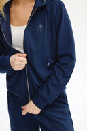 Adv Oversize Lacivert Kadın Eşofman Üst