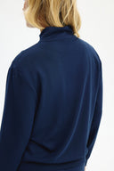 Adv Oversize Lacivert Kadın Eşofman Üst