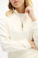 Adv Oversize Ekru Kadın Eşofman Üst