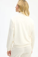 Adv Oversize Ekru Kadın Eşofman Üst
