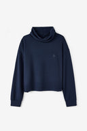 Adv Oversize Lacivert Kadın Eşofman Üst