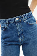Adv Mom Fıt Mavi Kadın Denim Pantolon