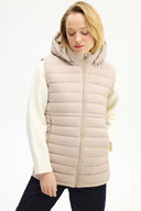 Adv Slim Fit Bej Kadın Yelek