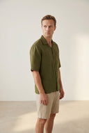 Adv Relaxed Fit Haki Gömlek