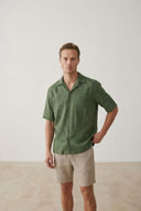 Adv Relaxed Fit Haki Gömlek