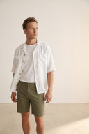 Adv Relaxed Fit (pilesiz) Haki Şort