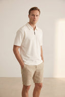 Adv Relaxed Fit Kırık Beyaz T-shırt