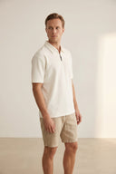 Adv Relaxed Fit Kırık Beyaz T-shırt