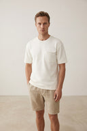 Adv Relaxed Fit Kırık Beyaz T-shırt