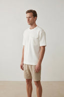 Adv Relaxed Fit Kırık Beyaz T-shırt