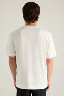 Adv Relaxed Fit Kırık Beyaz T-shırt
