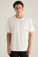 Adv Relaxed Fit Kırık Beyaz T-shırt