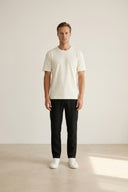 Adv Relaxed Fit Kırık Beyaz T-shırt