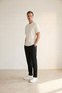 Adv Relaxed Fit Kırık Beyaz T-shırt