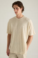 Adv Relaxed Fit Bej T-shırt