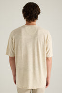 Adv Relaxed Fit Bej T-shırt