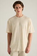 Adv Relaxed Fit Bej T-shırt