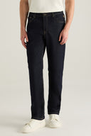 Adv Relaxed Fit Koyu Lacivert Denim Pantolon