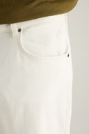 Adv Relaxed Fit Kırık Beyaz Denim Pantolon